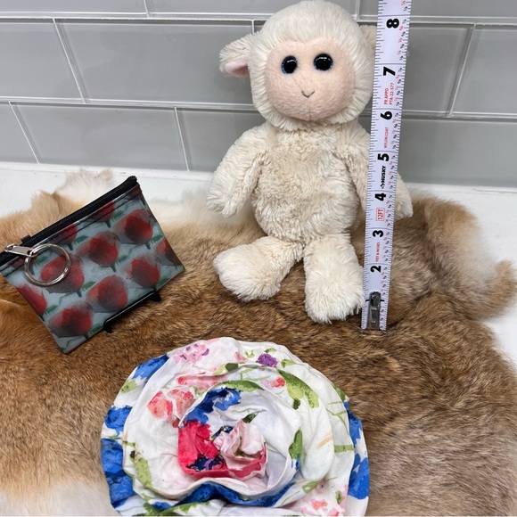 Lot of  TY Beanie Babies Rachel and Floral Coin Purses - Picture 11 of 11